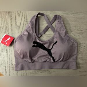Puma Women's Lavender Sports Bra